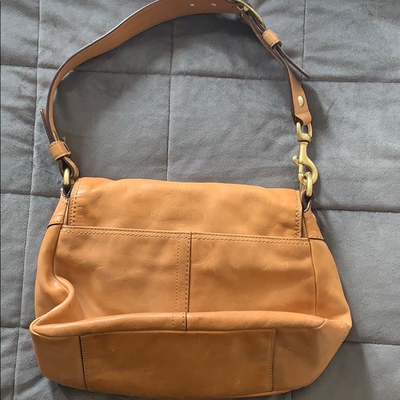Coach Bags Coach Tan Leather Shoulder Bag Poshmark